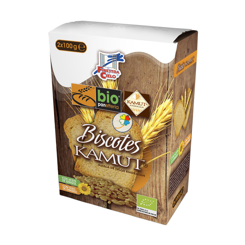 BISCOTES DE KAMUT BIO 200Gr. FINESTRA