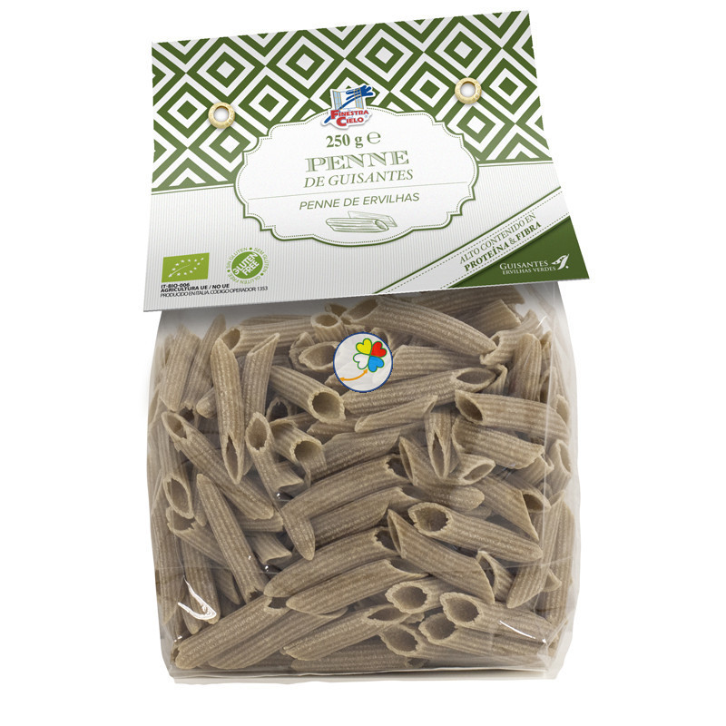 PENNE DE GUISANTES VERDES BIO 250Gr. FINESTRA