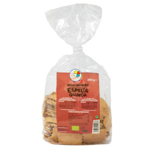 MINI CRACKERS CON ESPELTA Y QUINOA 250Gr FINESTRA