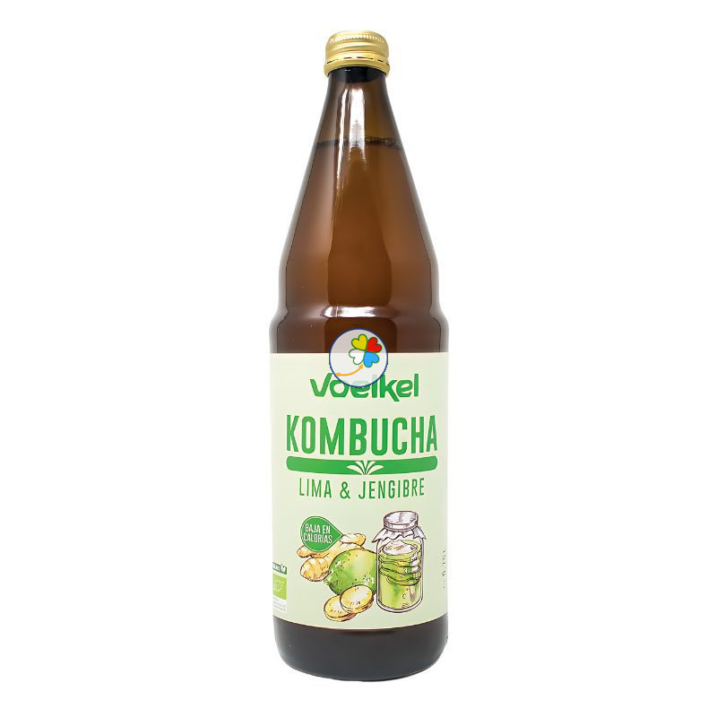 KOMBUCHA LIMA Y JENGIBRE 750ML VOELKEL