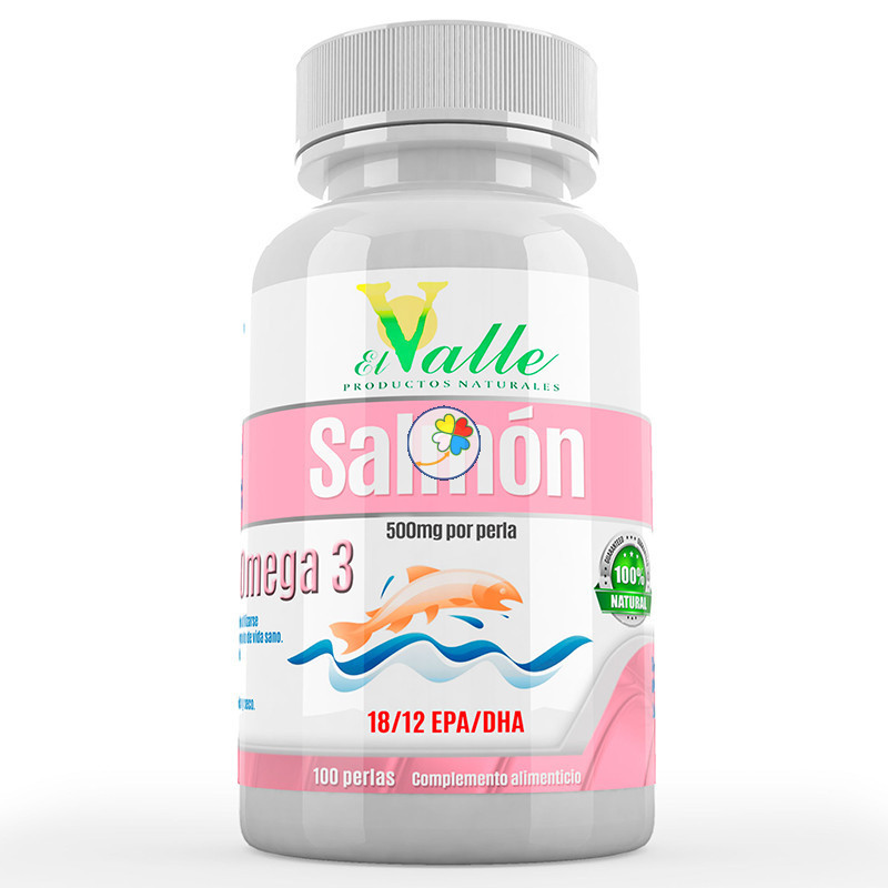 ACEITE DE SALMON 100 PERLAS EL VALLE