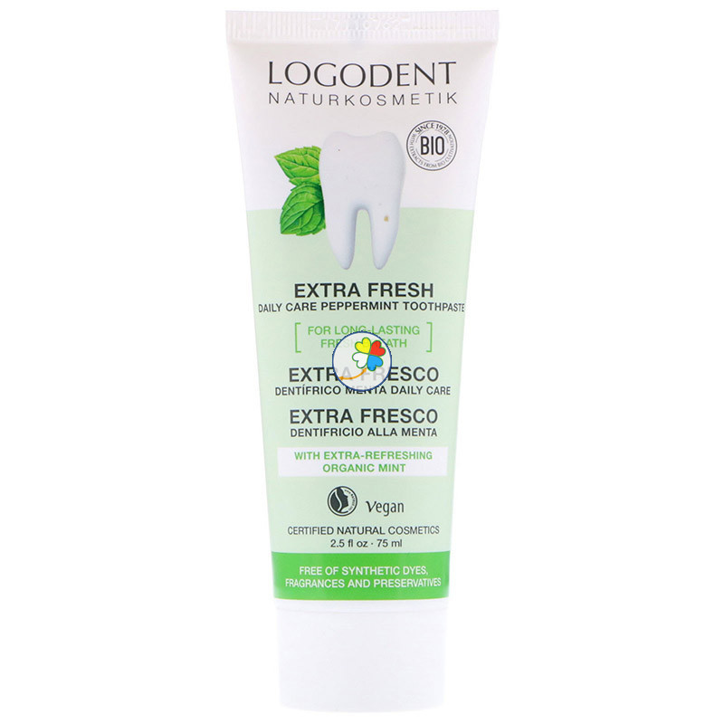 DENTIFRICO EXTRA FRESCO MENTA 75Ml. LOGONA