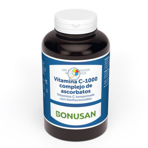 VITAMINA C-1000 COMPLEJO ASCORBATOS 180 COMPRIMIDOS BONUSAN