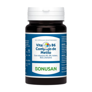 VITAMINA B6 COMPLEJO DE METILO 60 CAPSULAS BONUSAN