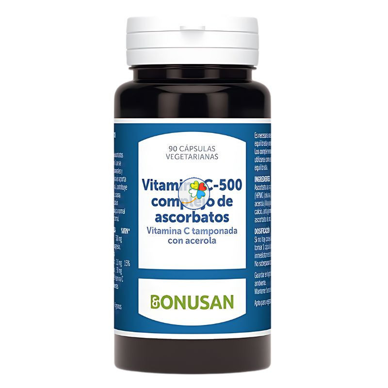 VITAMINA C-500 COMPLEJO DE ASCORBATOS 90 CÁPSULAS BONUSAN