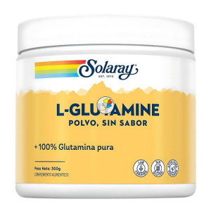 L-GLUTAMINE POLVO 300Gr. SABOR NEUTRO SOLARAY