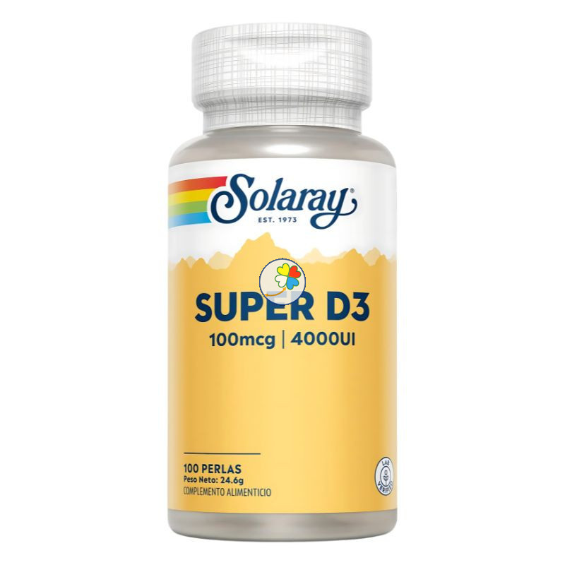 SUPER D3 4000UI 100 PERLAS SOLARAY