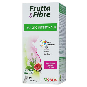 FRUTAS Y FIBRAS DELICADO 12 SOBRES X 10 GR ORTIS