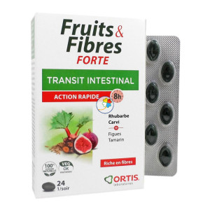 FRUTAS Y FIBRAS FORTE 24 COMPRIMIDOS ORTIS