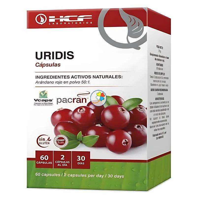 URIDIS 600 MG 60 CAPSULAS HCF