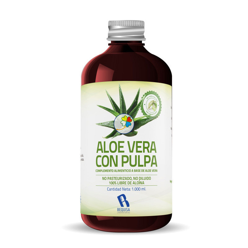 ALOE VERA CON PULPA 1Lt. BEQUISA