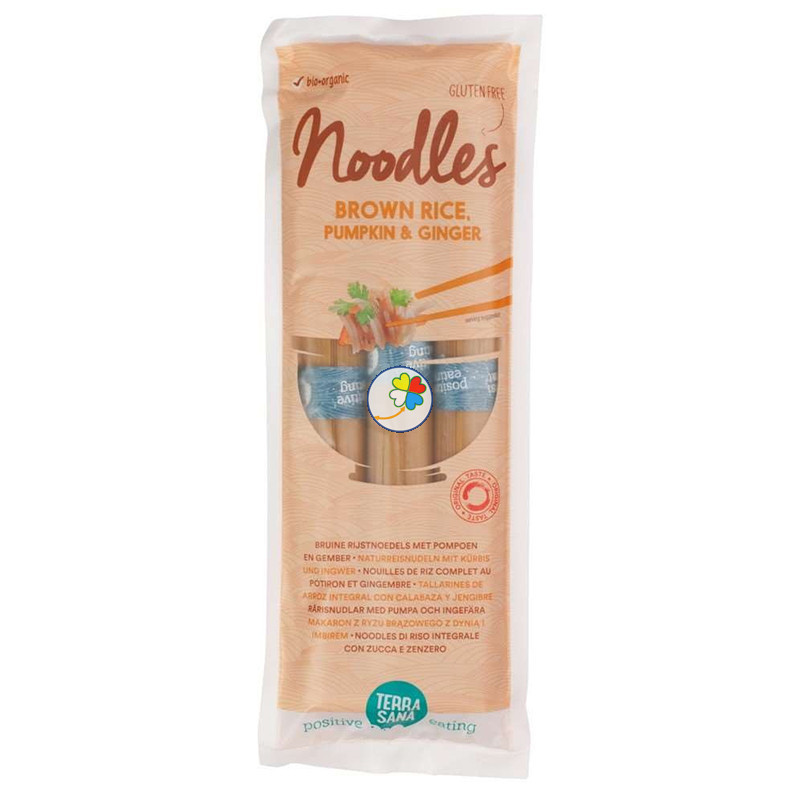 BROWN RICE NOODLES S/G 250Gr. TERRASANA