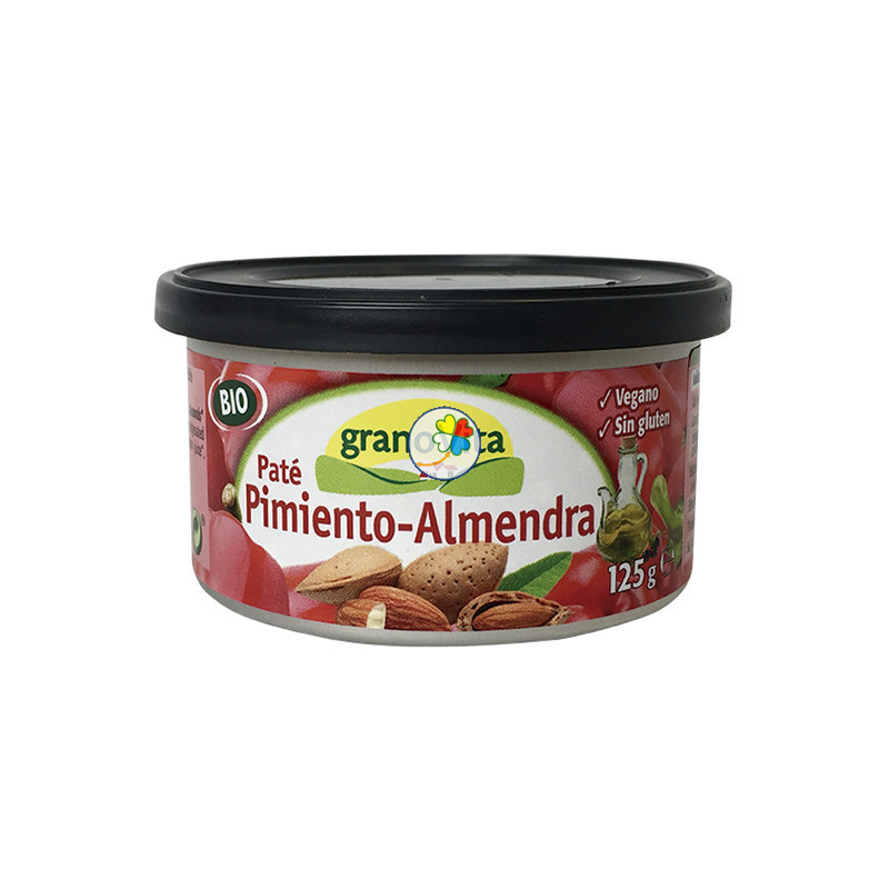 PATE DE PIMIENTO ASADO Y ALMENDRA BIO 125Gr. GRANOVITA