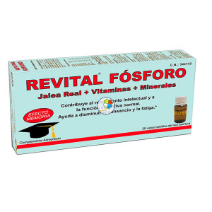 REVITAL FOSFORO 20 VIALES PHARMA OTC