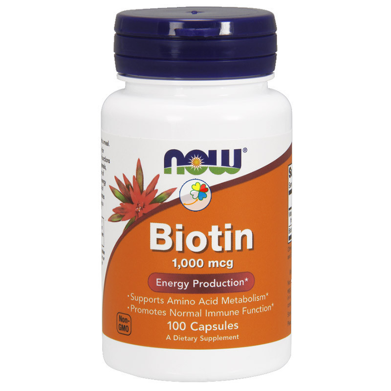 BIOTINA 1.000Mcg. 100 CAPSULAS NOW