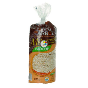 TORTITAS DE ARROZ MULTICEREALES 200Gr. BIOCOP