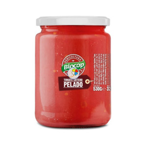 TOMATE ENTERO PELADO 530Gr. BIOCOP