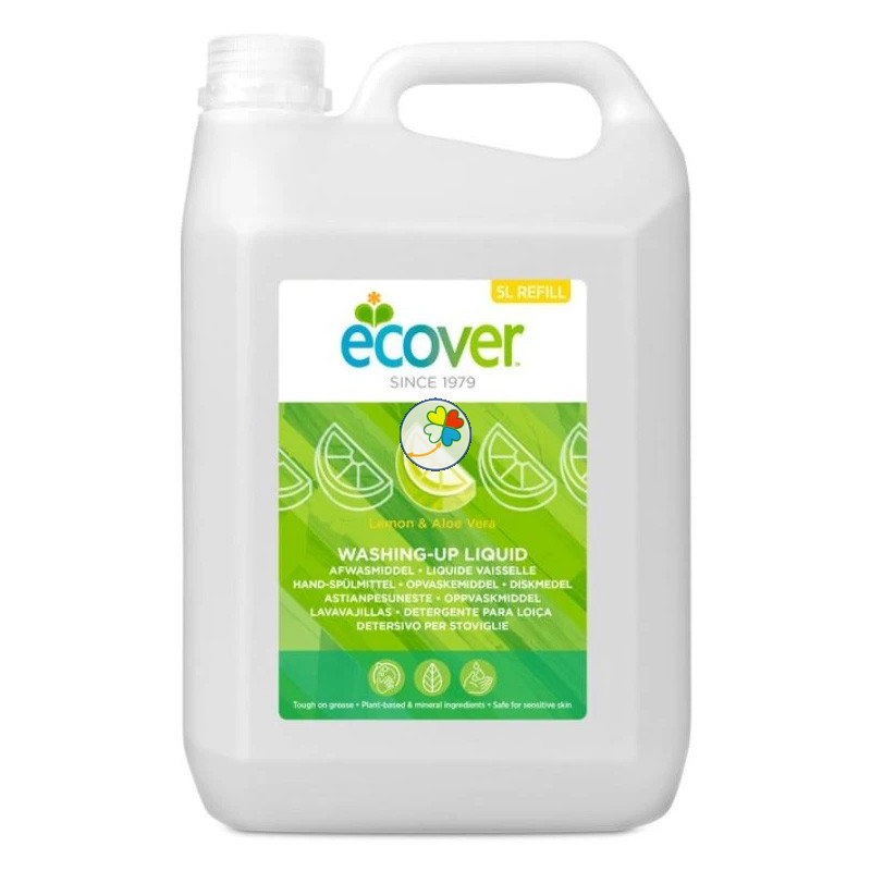 LAVAVAJILLAS LIQUIDO LIMON Y ALOE 5Lt. ECOVER