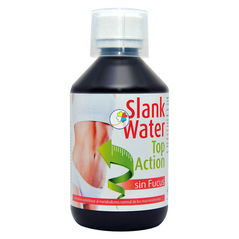 SLANK WATER TOP ACTION SIN FUCUS 250Ml. REDDIR