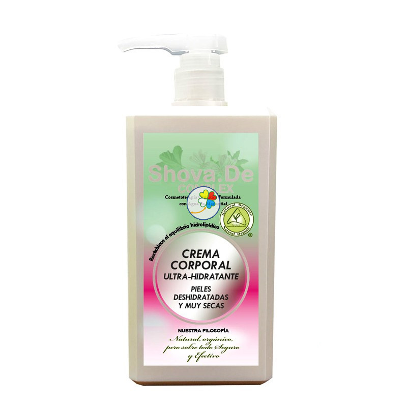 CREMA CORPORAL ULTRA-HIDRATANTE 1Lt. SHOVADE