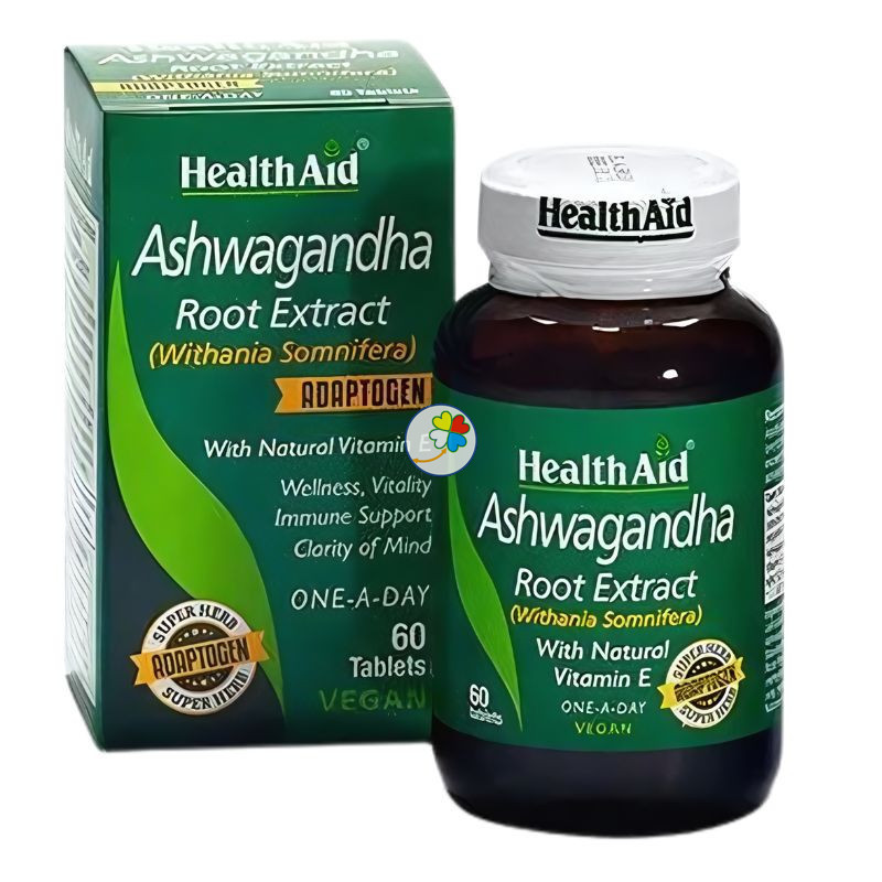 ASHWAGANDHA 60 COMPRIMIDOS (Withania somnifera) HEALTH AID