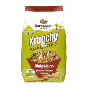 MUESLI KRUNCHY AMARANTO ESPELTA 375Gr. BARNHOUSE