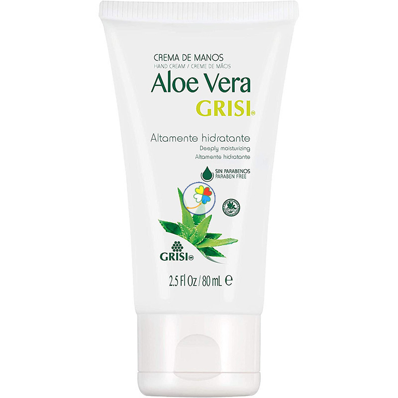 CREMA DE MANOS DE ALOE VERA 80Ml. GRISI