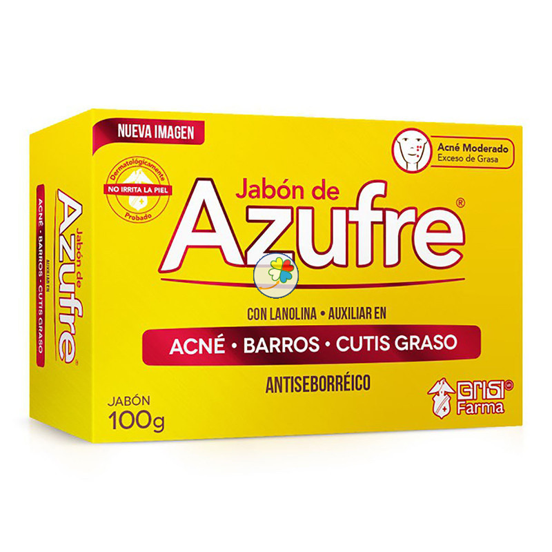 JABON DE AZUFRE 100Gr. GRISI