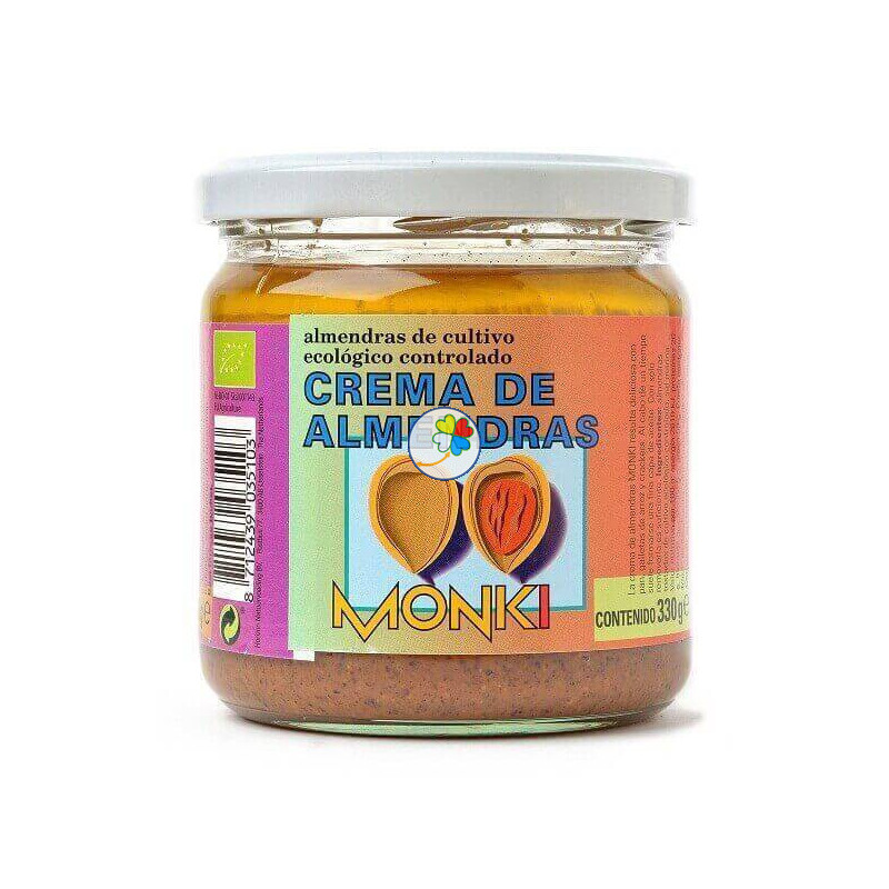 MANTEQUILLA DE ALMENDRAS 330Gr. ECO MONKI