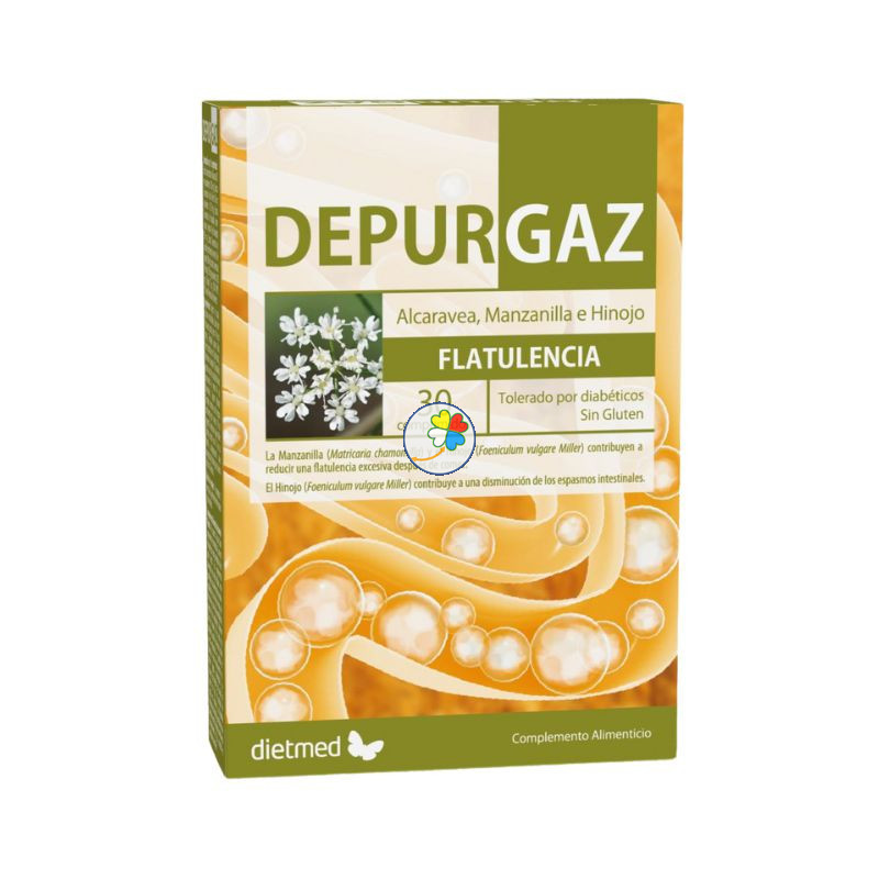 DEPURGAZ 30 COMPRIMIDOS DIETMED