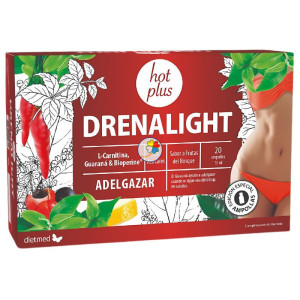 DRENALIGHT HOT PLUS 20 AMPOLLAS DIETMED