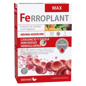 FERROPLANT MAX 30 COMPRIMIDOS DIETMED