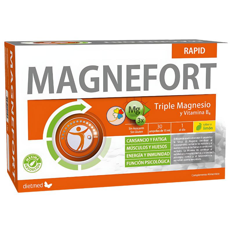 MAGNEFORT RAPID 30 AMPOLLAS DIETMED