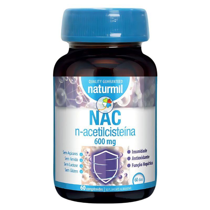 N-ACETILCISTEINA 600mg 60 COMPRIMIDOS NATURMIL