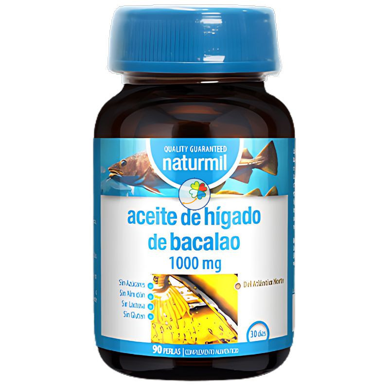 ACEITE DE HÍGADO DE BACALAO 1000MG 90 PERLAS NATURMIL