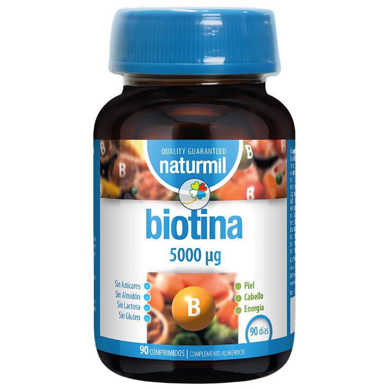 BIOTINA 500MG 90 COMPRIMIDOS NATURMIL