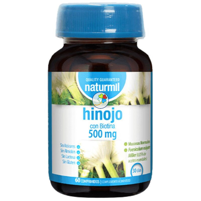 HINOJO CON BIOTINA 500MG 60 COMPRIMIDOS NATURMIL