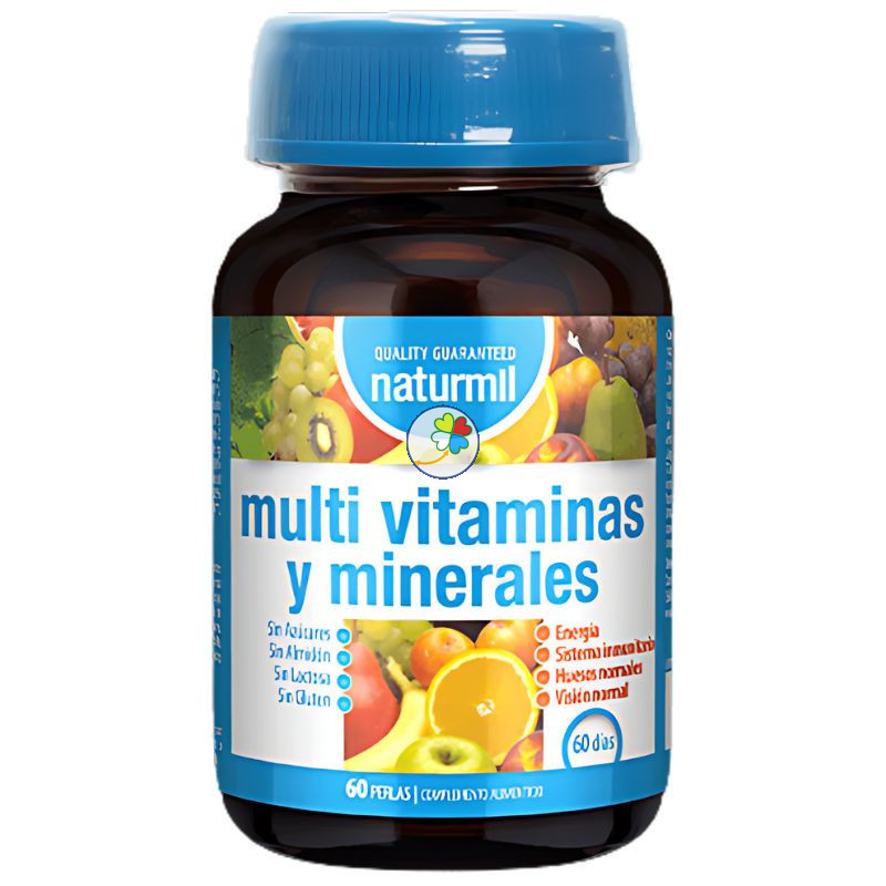 MULTIVITAMINAS & MINERALES 60 PERLAS NATURMIL