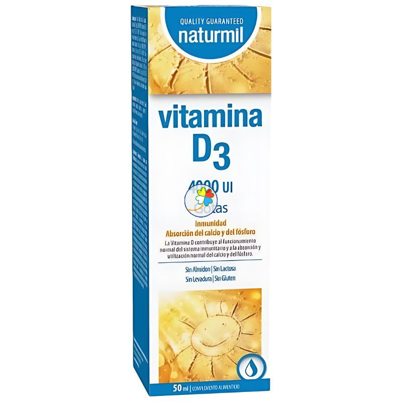 VITAMINA D3 4000UI GOTAS 50ML NATURMIL