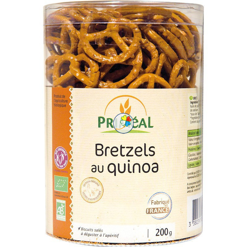 BRETZELS DE QUINOA 200Gr. PRIMEAL