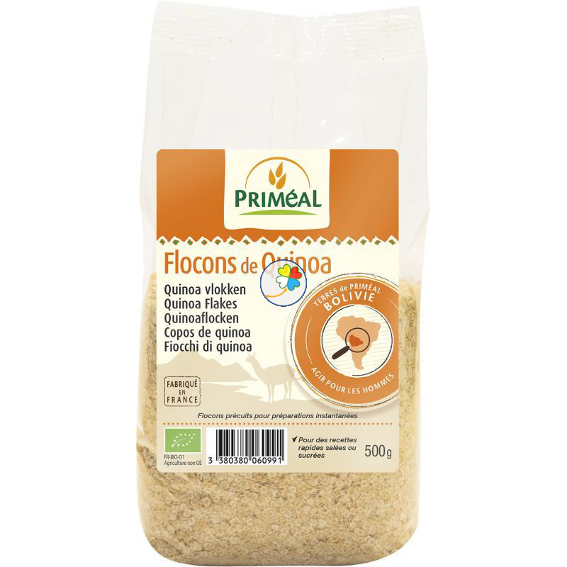 COPOS DE QUINOA REAL 500Gr. PRIMEAL