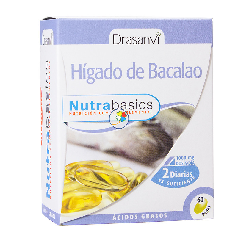 HIGADO DE BACALAO 90 PERLAS. DRASANVI