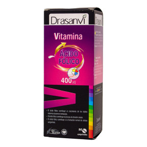 ACIDO FOLICO 400Mcg. 90 COMPRIMIDOS DRASANVI