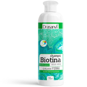 CHAMPU BIOTINA Y ALOE VERA CABELLO GRASO 1Lt. DRASANVI