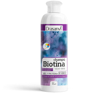 CHAMPU BIOTINA Y ALOE VERA CABELLO TEÑIDOS 1Lt. DRASANVI