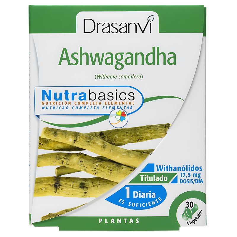 ASHWAGANDHA 30 CAPSULAS NUTRABASICOS DRASANVI