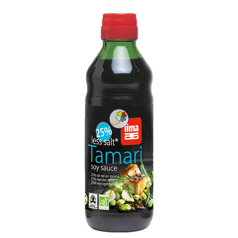 TAMARI SIN GLUTEN 25% MENOS DE SAL 500Ml