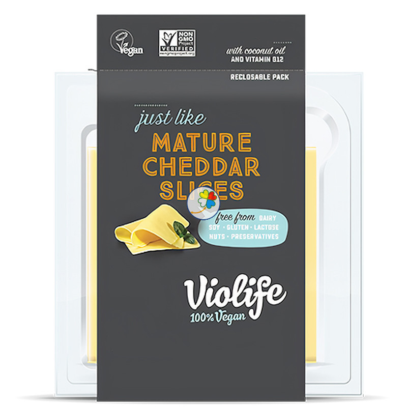 LONCHAS VEGANAS CHEDDAR 200Gr. VIOLIFE