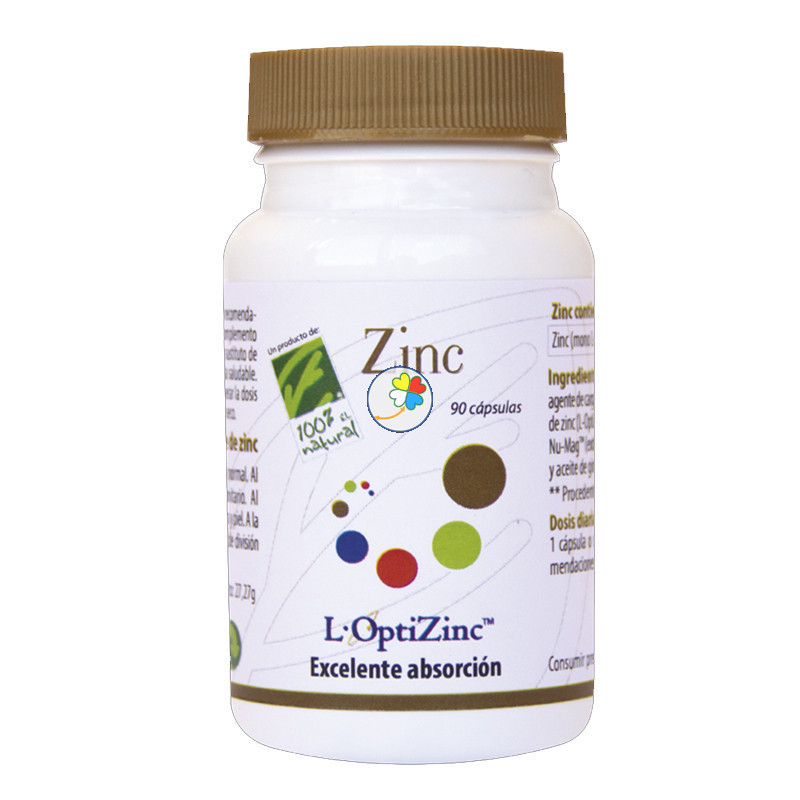 ZINC 90 CAPSULAS 100% NATURAL