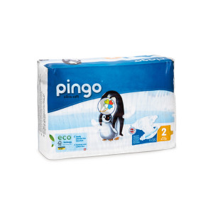 PAÑALES T2 3-6Kg. BIO 42Uds. PINGO